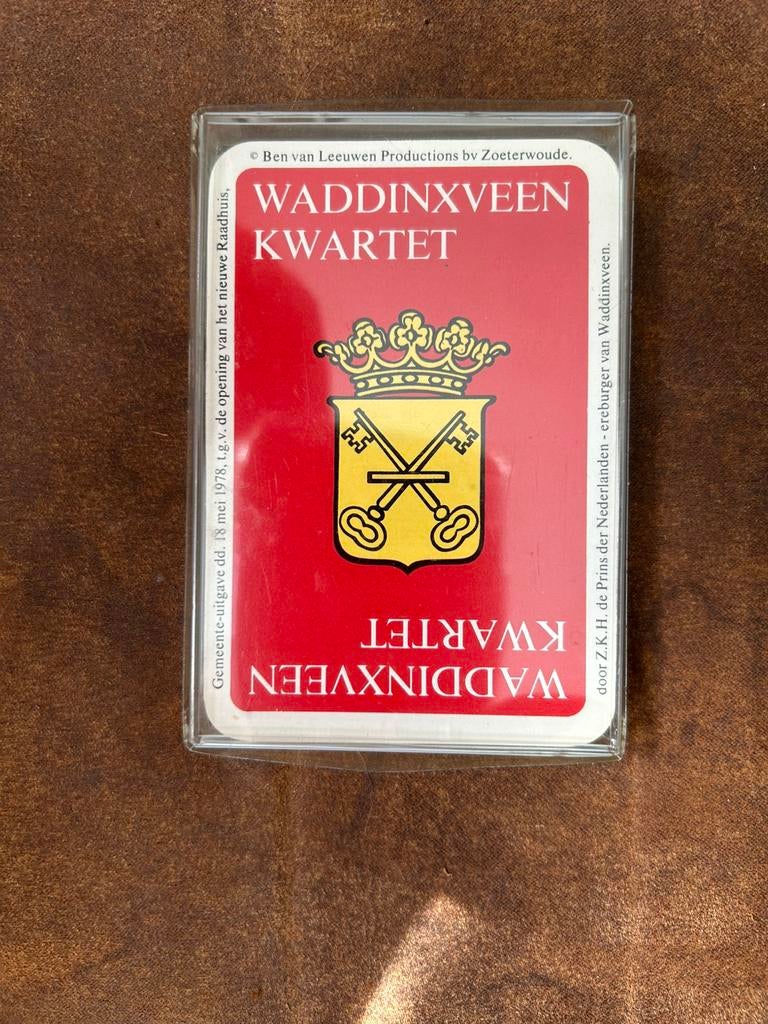 Kwartet oud waddinxveen, Verzamelen, Ophalen of Verzenden, Zo goed als nieuw, Kwartet(ten)