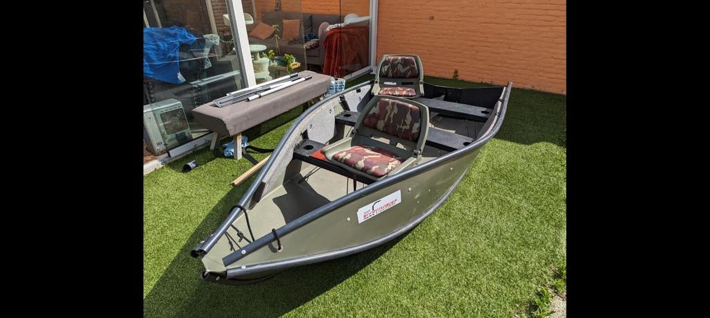 Portabote met Torqeedo buitenboordmotor, Ophalen