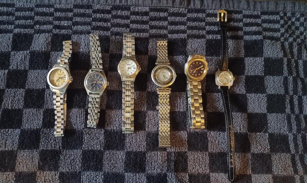 Lot vintage dames horloges Seiko Citizen oph ook Amsterdam, Ophalen of Verzenden