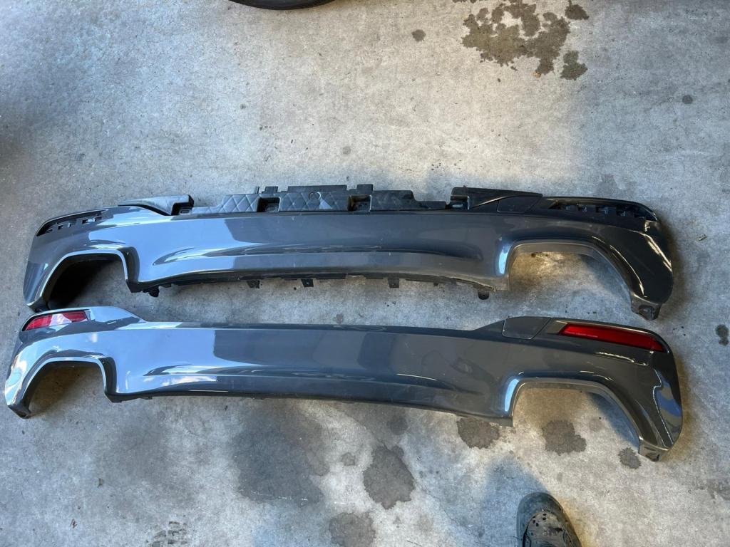 diffuser 5-serie msp m-sport g30 g31 21754011 2x, Gebruikt, Duitsland, Bmw, Achter