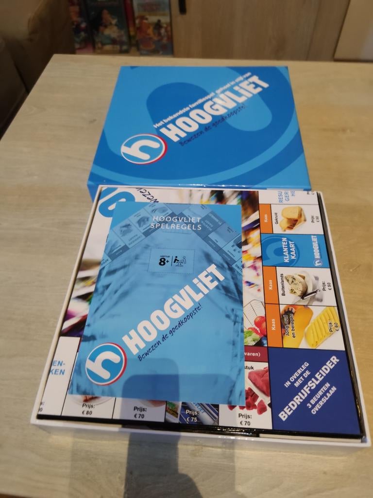 Hoogvliet familiespel - Bewezen de goedkoopste!, Jumbo Spellen, Vijf spelers of meer, Ophalen of Verzenden, Zo goed als nieuw