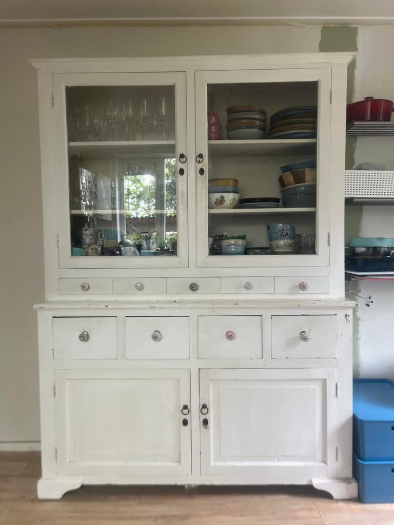 Mooie, oude buffetkast, Huis en Inrichting, Ophalen, Gebruikt, 200 cm of meer, 25 tot 50 cm