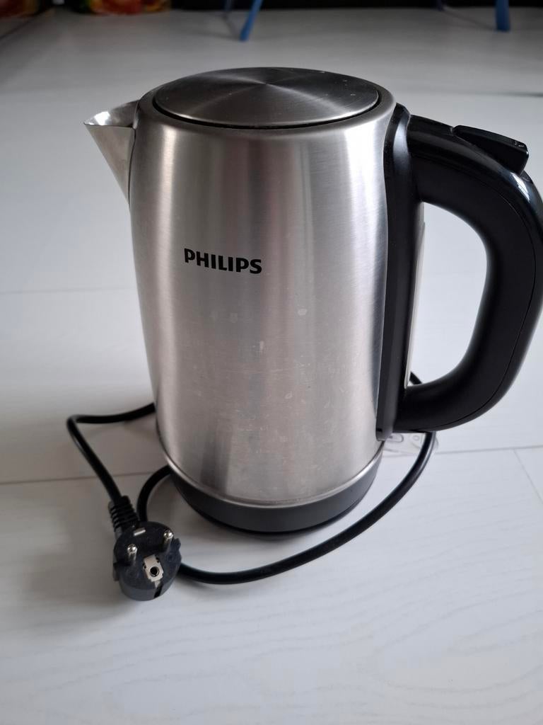 Philips Waterkoker - RVS, 1 tot 2 liter, Ophalen, Gebruikt, Rvs