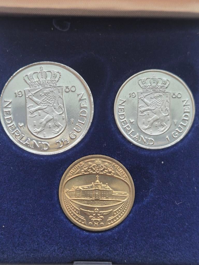 Herdenkingsmunten Nederlandse Gulden, Ophalen of Verzenden, Koningin Beatrix