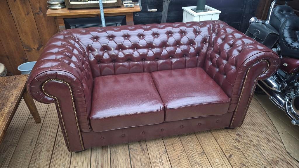 Bank(je) chesterfield, Antiek en Kunst, Ophalen
