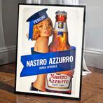 Peroni Bier Bar Retro Italie Poster 50x70cm, Ophalen of Verzenden, Nieuw, A1 t/m A3, Film en Tv