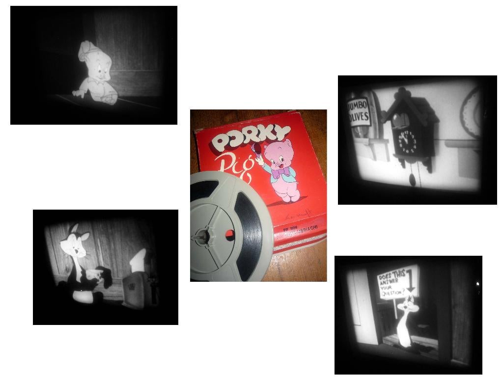 8mm film Porky Pig Trap Happy Porky - 60mtr - silent, Ophalen of Verzenden, 8mm film