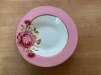 Groot, diep bord - PIP Home - roze met pioenroos, Huis en Inrichting, Keuken | Servies, Ophalen of Verzenden, Zo goed als nieuw