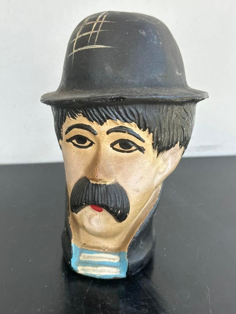 Oude Doris Tom Manders spaarpot beeld  18 cm, Verzamelen, Ophalen of Verzenden, Gebruikt, Metaal of Blik, Overige thema's