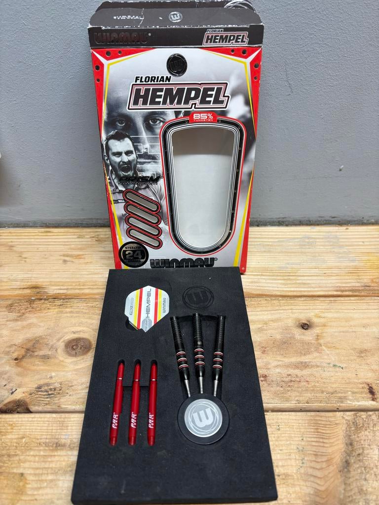 Winmau Florian Hempel dartpijlen, Ophalen of Verzenden, Zo goed als nieuw, Pijlen