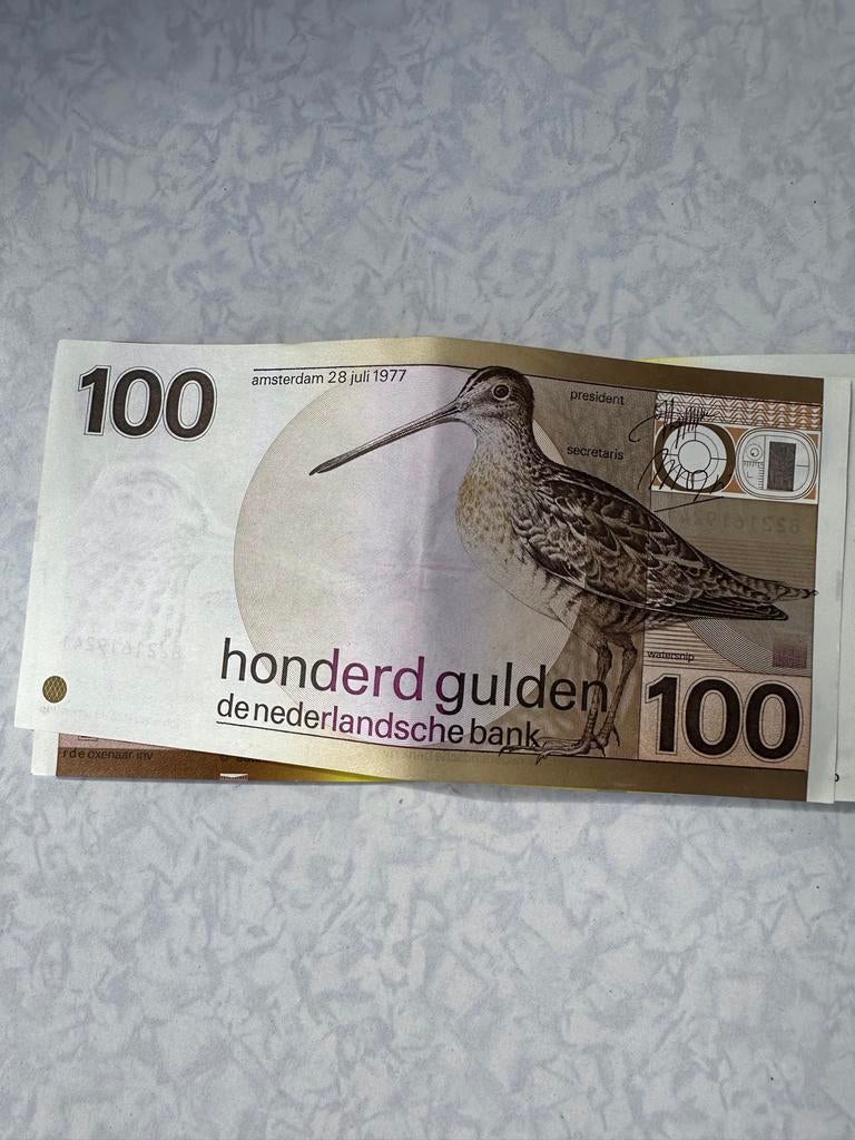 Nederlandse 100 Gulden biljetten (1280 gulden totaal), Postzegels en Munten, Bankbiljetten | Nederland, Ophalen, 100 gulden, Setje