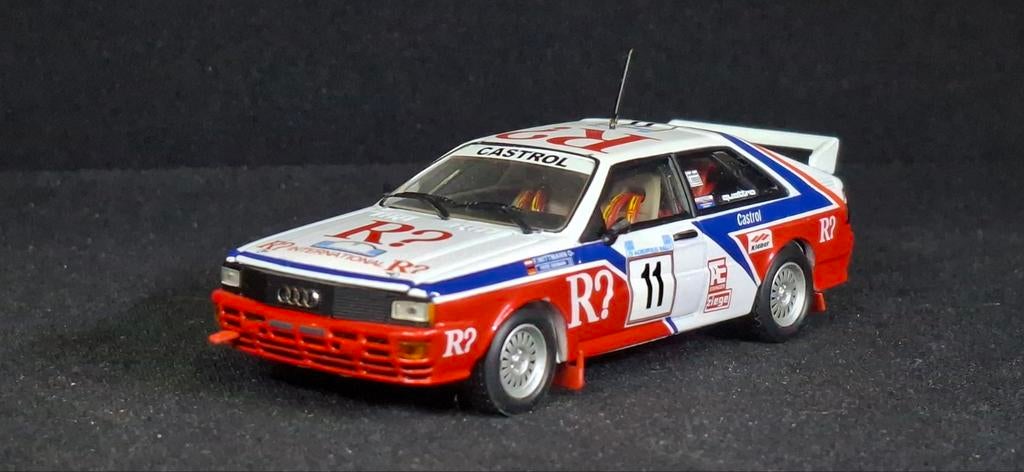 Audi Quattro F.Wittemann Rally Bieden - Zeldzaam Model, Hobby en Vrije tijd, Modelauto's | 1:43, Ophalen of Verzenden, Zo goed als nieuw