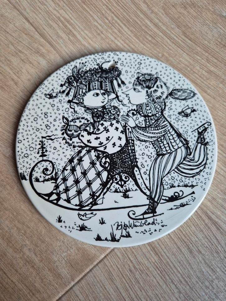 Bjorn Wiinblad Januar Wandbord * Nymolle Denmark, Antiek en Kunst, Antiek | Wandborden en Tegels, Ophalen of Verzenden