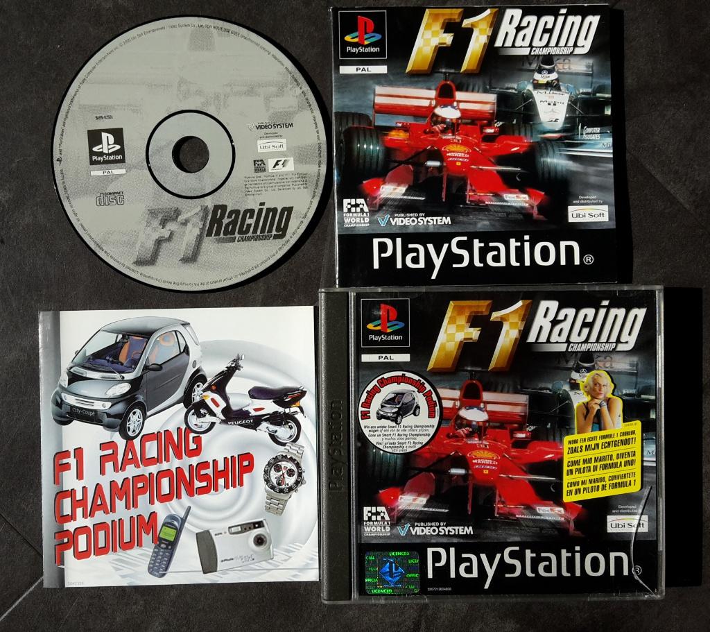 PS1 - F1 Racing Championship - PlayStation 1 Formula One, 1 speler, Racen en Vliegen, Ophalen of Verzenden, Zo goed als nieuw