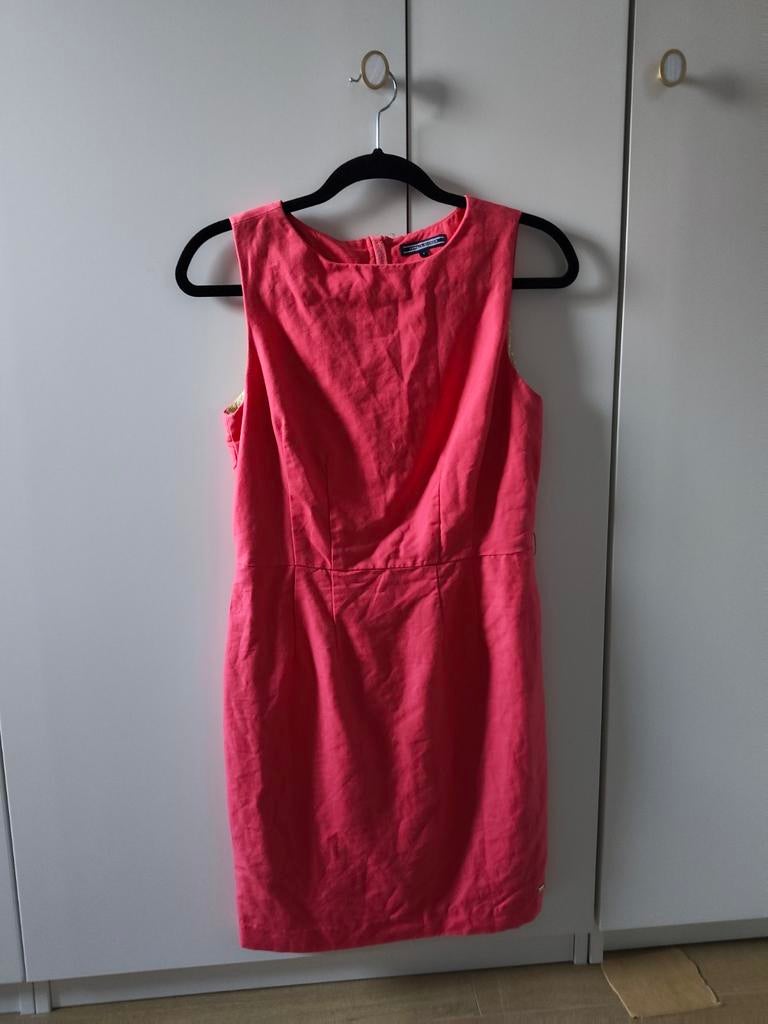 Roze nette jurk met gouden rits, Ophalen of Verzenden, Zo goed als nieuw, Roze, Maat 34 (XS) of kleiner