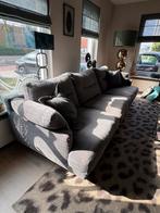 Linteloo George 4-zits bank grijs, Ophalen, 250 tot 300 cm, 100 tot 125 cm, Zo goed als nieuw