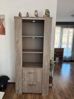 Moderne Kast met Ligplanken en Lades - Houtlook, Ophalen, Gebruikt, 50 tot 100 cm, Met lade(s)