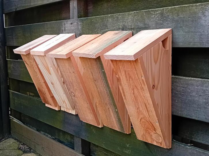 Nestkastje vogelhuisje boomklever boomkruiper douglas hout, Doe-het-zelf en Verbouw, Hout en Planken, Plank, Overige houtsoorten