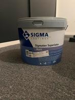 Sigma Sigmatex Superlatex Matt RAL 9010 - 10L Nieuw, Ophalen, 5 tot 10 liter, Wit, Nieuw
