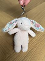 Jellycat Blossom Blush Bunny Bag Charm - zeldzaam, Ophalen of Verzenden, Zo goed als nieuw, Konijn