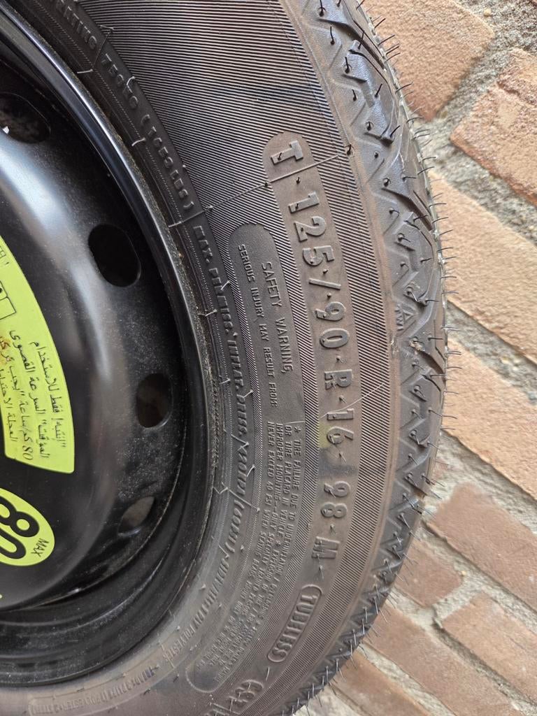 Continental reservewiel 125/90 R16 98M, Auto-onderdelen, Banden en Velgen, 16 inch, Banden en Velgen, Nieuw, Ophalen of Verzenden