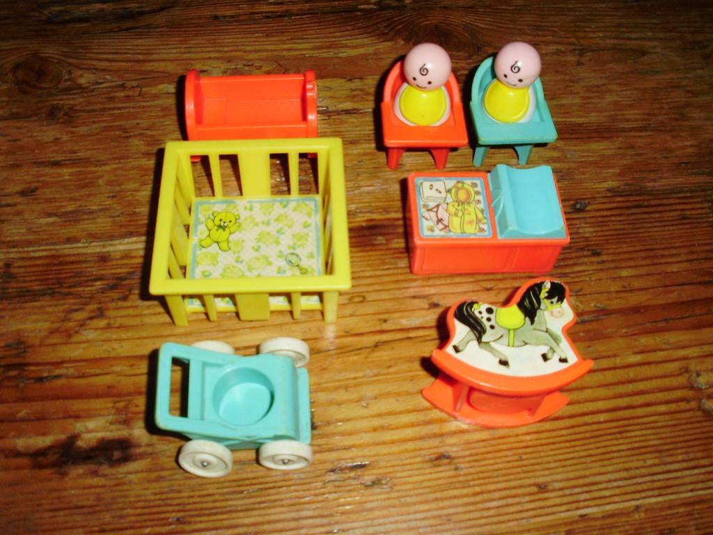 Fisher Price Baby-set / Box Bedje Commode, Kinderen en Baby's, Ophalen of Verzenden, Gebruikt, Speelset