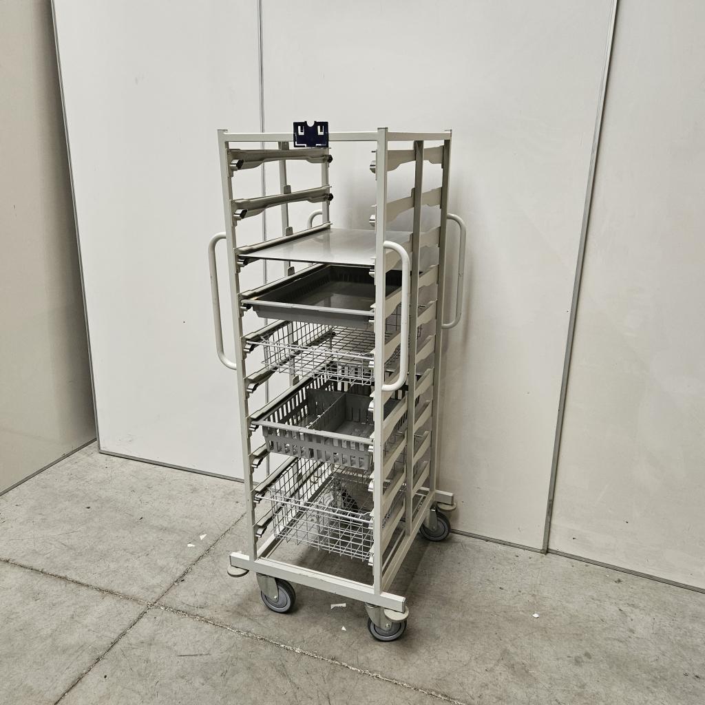 Medimath medische kar met 1 schap, 2 laden en 2 manden - 15, Niet ingevuld, Gebruikt, Niet ingevuld, Niet ingevuld