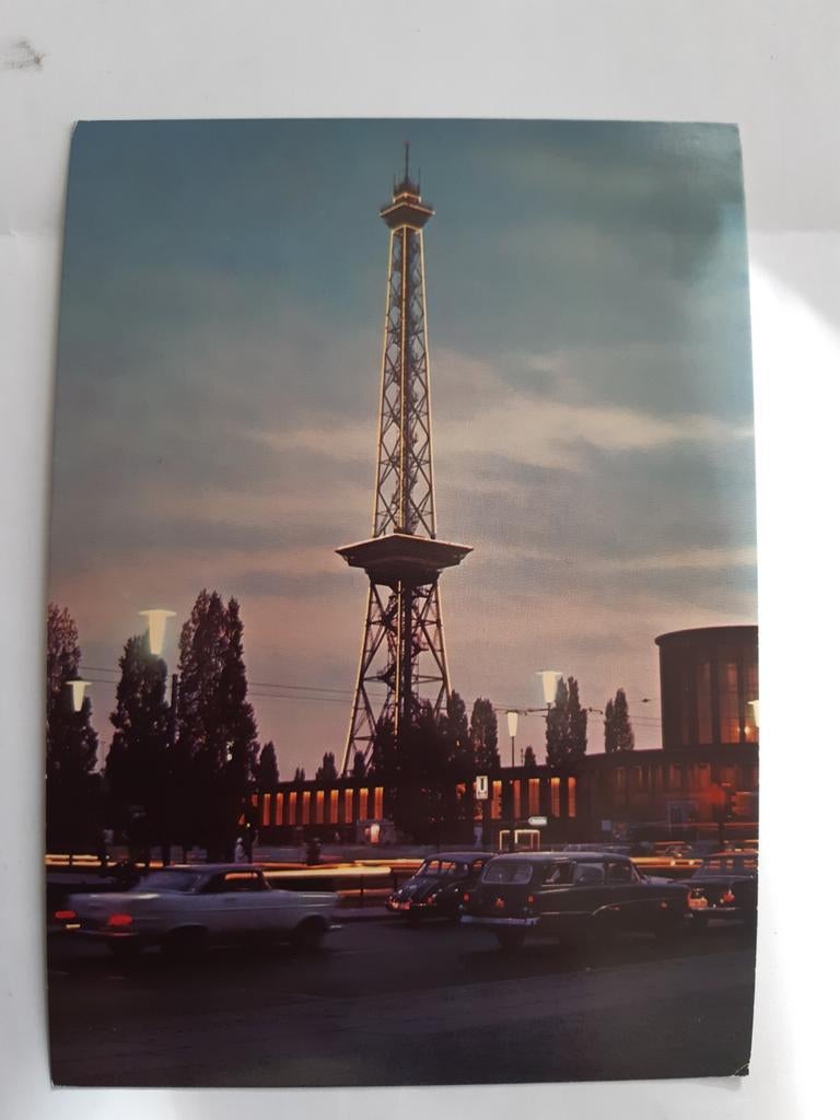 Oude ansichtkaart Berlijn funkturm, Verzamelen, Ophalen of Verzenden