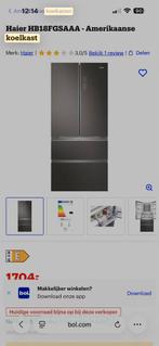 Haier HB18FGSAAA Amerikaanse Koelkast - Topmodel!, Witgoed en Apparatuur, Koelkasten en IJskasten, Ophalen, Gebruikt, 200 liter of meer