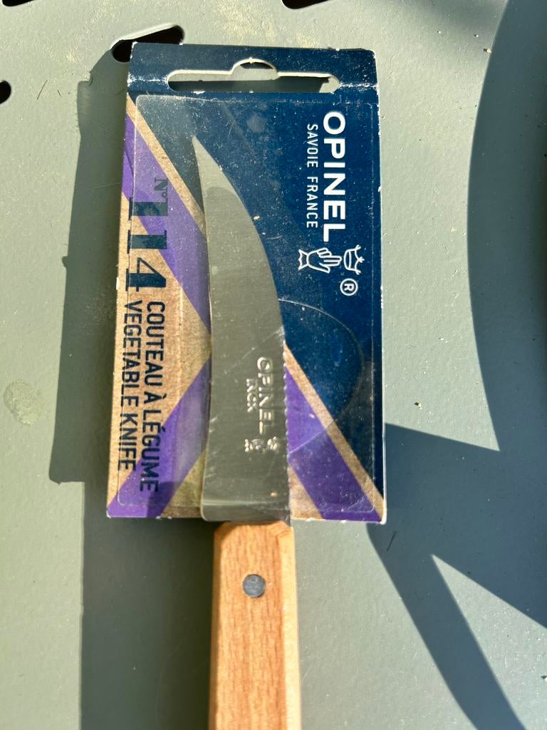 Opinel groentemes nr. 114 nieuw, Ophalen of Verzenden, Landmacht, Overige gebieden, Mes of Dolk