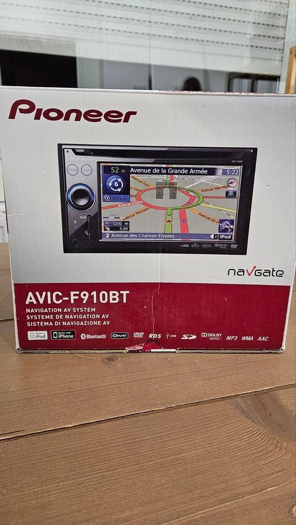 Pioneer AVIC-F910BT Navigatie / Multimedia systeem, Ophalen of Verzenden, Gebruikt