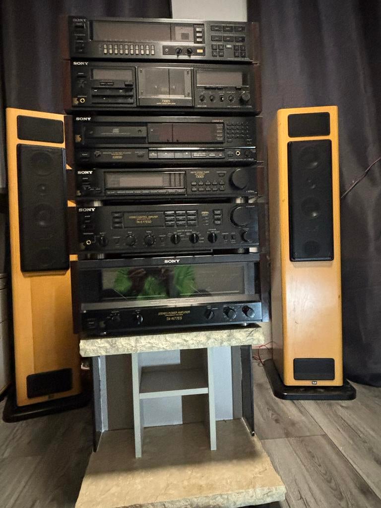 Sony stereoinstallatie met TAN77ES en TAE77ES, Ophalen, Losse componenten, Speakers, Sony