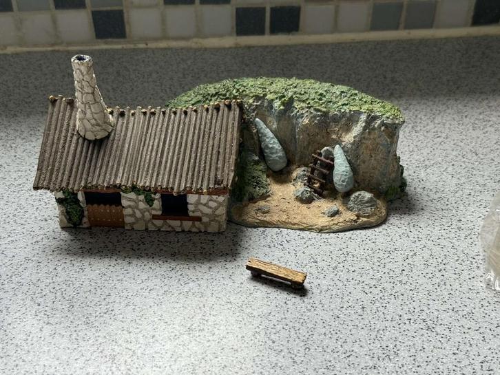 Het huis van Obelix Pixi met doos, compleet, Verzamelen, Stripfiguren, Zo goed als nieuw, Beeldje of Figuurtje, Kuifje, Ophalen of Verzenden