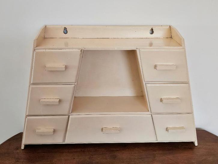 Schattig Art Deco ladekastje / 1960er / kastje RETRO vintage, Antiek en Kunst, Curiosa en Brocante, Ophalen of Verzenden