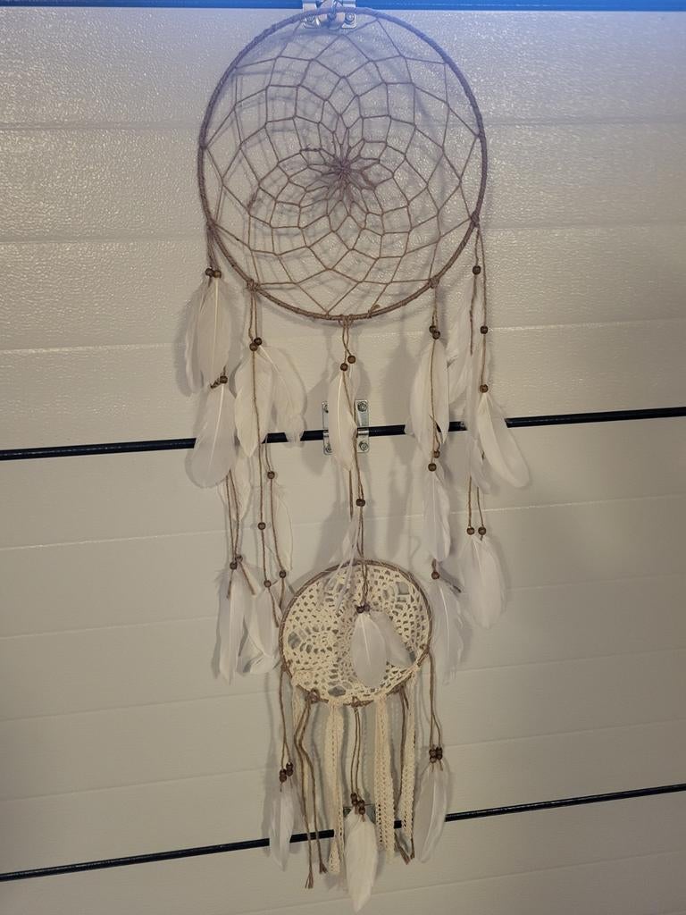 2 dromenvangers met veren, 33 cm, 33 cm, Decoratieobject, Ophalen of Verzenden