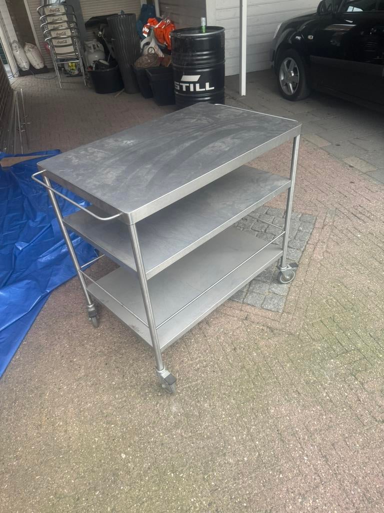 rvs seveer wagen, Huis en Inrichting, Ophalen, Zo goed als nieuw