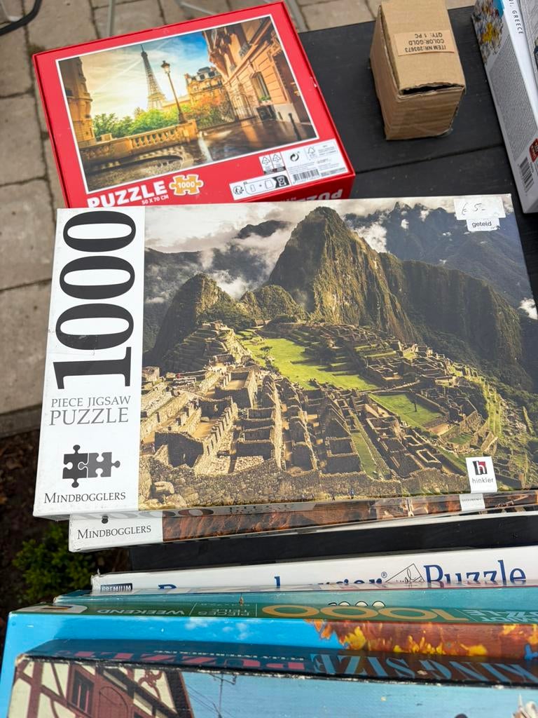 Legpuzzel 1000 stukjes, Ophalen of Verzenden, 500 t/m 1500 stukjes, Zo goed als nieuw