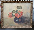 Olieverfschilderij G. Reitsma – Bloemenstilleven, Antiek en Kunst, Ophalen