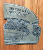 Drukplaat cliche 'Neem hen mee op vakantie!' (radio, muziek), Ophalen of Verzenden