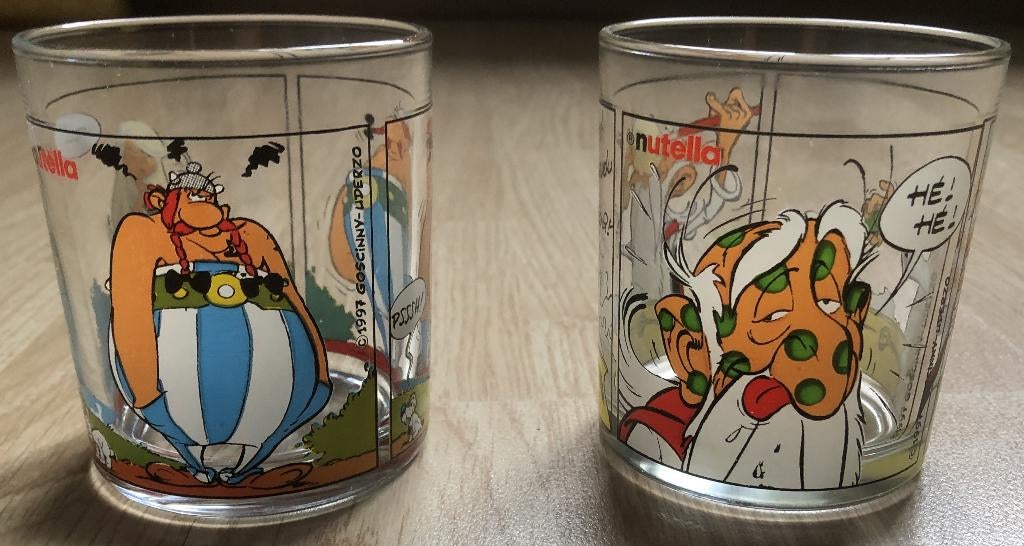 ASTERIX - 2 GLAZEN - 1997, Ophalen of Verzenden, Asterix en Obelix, Nieuw, Gebruiksvoorwerp