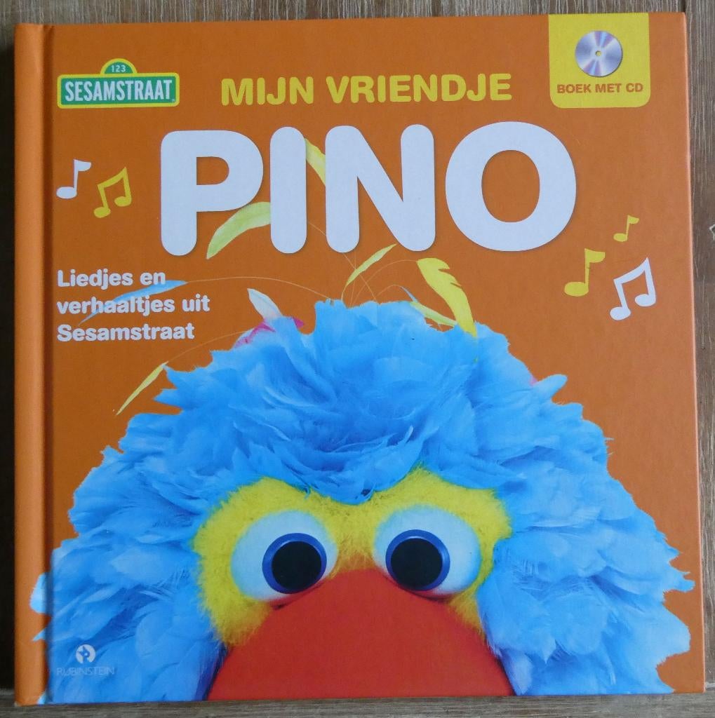 Mijn vriendje Pino - Sesamstraat - boek met cd, Fictie algemeen, Jongen of Meisje, Ophalen of Verzenden, Sesamstraat