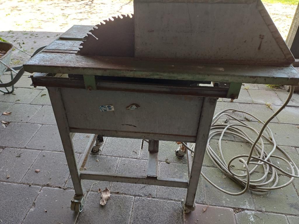 Boom zaagtafel, Ophalen, Gebruikt, Cirkelzaag, Onbekend