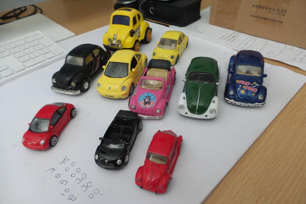 verzameling volkswagen kever, Ophalen of Verzenden, Gebruikt, Auto, Overige merken