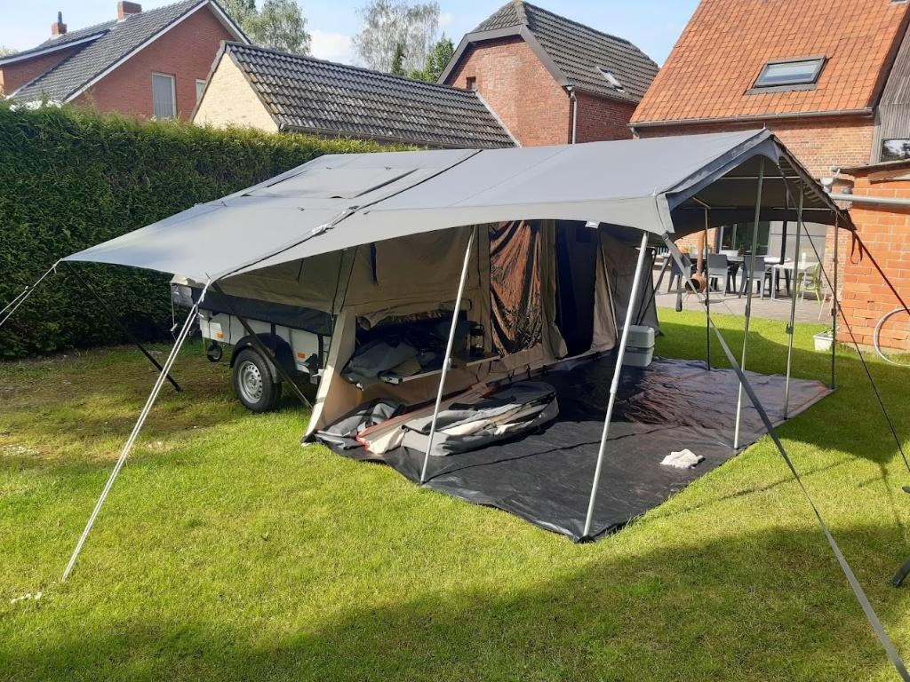 Campooz Lazy Jack, Caravans en Kamperen, Vouwwagens, Ophalen, Aanwezig, Campooz, Tot en met 6