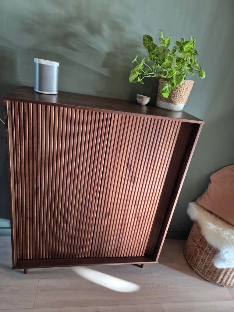 Nieuwe grenenhout kast bruin/noten - 120x99x38 cm, Ophalen, Nieuw