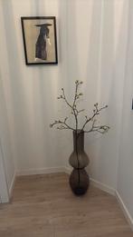 Light & living amber vaas glas Vaas 70 cm, Overige kleuren, 50 tot 75 cm, Nieuw, Ophalen of Verzenden