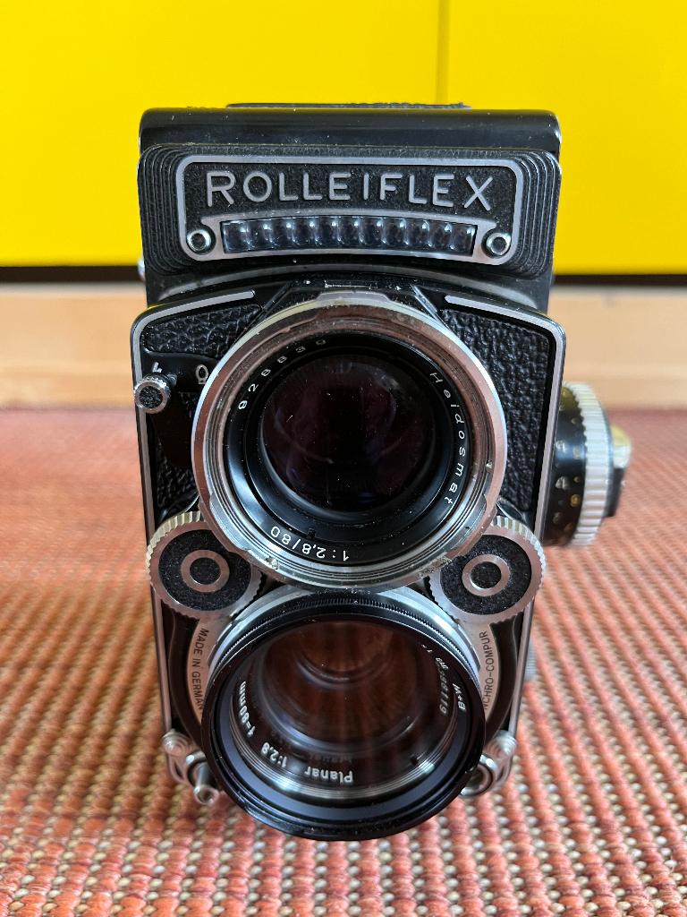 Rolleiflex 2.8F Planar – werkend – ca. 1966 – mooie staat, Ophalen, Gebruikt, Spiegelreflex, Overige Merken