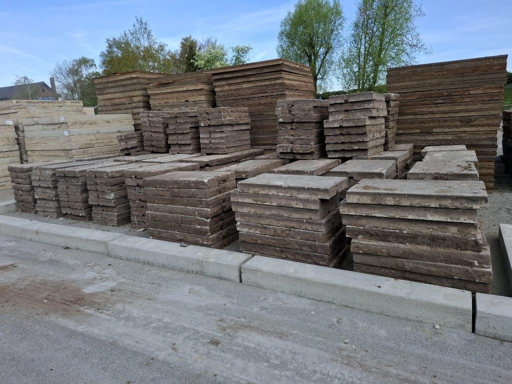 betonplaten, Tuin en Terras, Tegels en Klinkers, Ophalen of Verzenden, Gebruikt, Beton, Overige typen