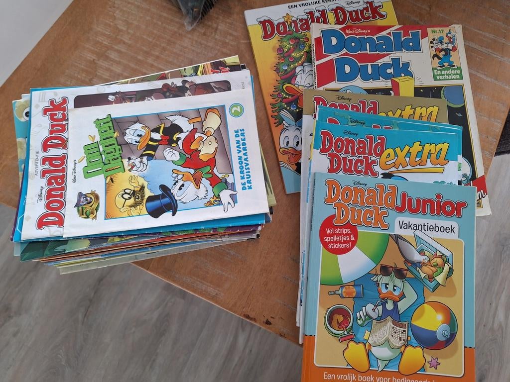 Stapel verschillende Donald Duck, Meerdere comics, Ophalen, Gelezen, Europa