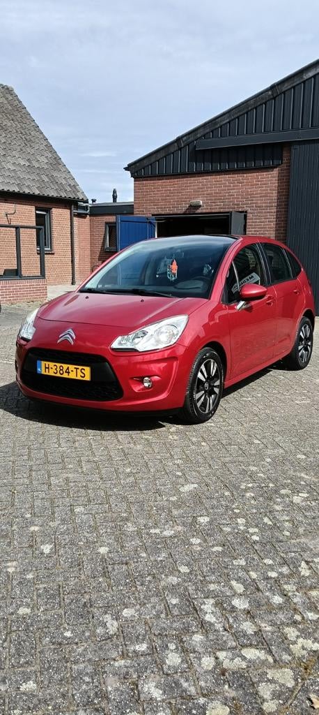 Citroën C3 1.4 VTI 2010 Rood, Auto's, Citroën, Voorwielaandrijving, 40 €/maand, Handgeschakeld, 570 kg